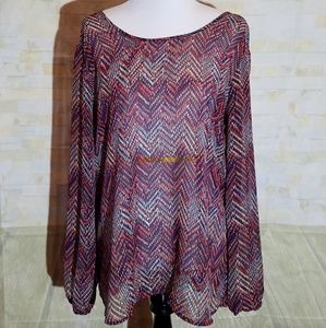 Maurices Sheer Blouse
